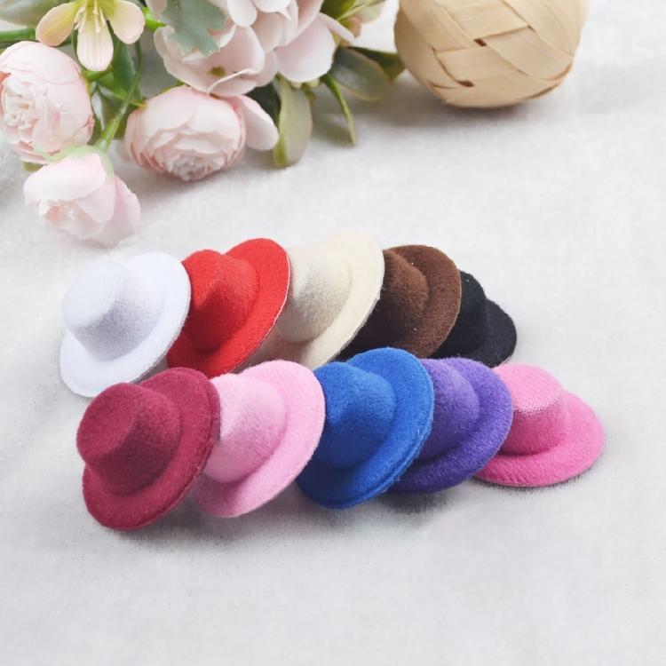 10PCS Handmade Hair Clip Hat Patches Keychain Pendant Hair Pin Craft Kits
