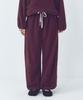 CITTA Over-Fit Soft Fleece Pants_Ctb557(Wine)