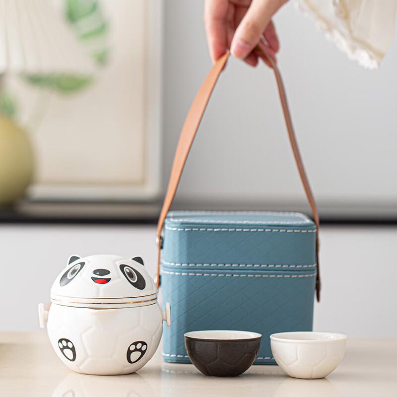 Chengdu Panda Mid-Autumn Festival Ceramic Tea Gift Set
