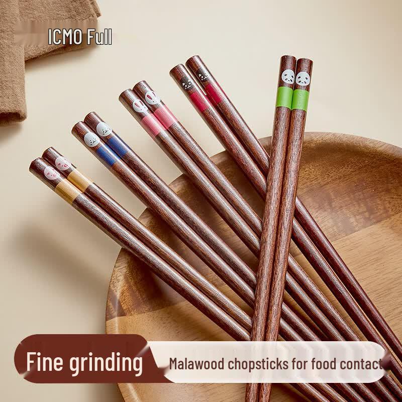 Kamando Japanese Style Patterned Maras Wood Chopsticks 230mm