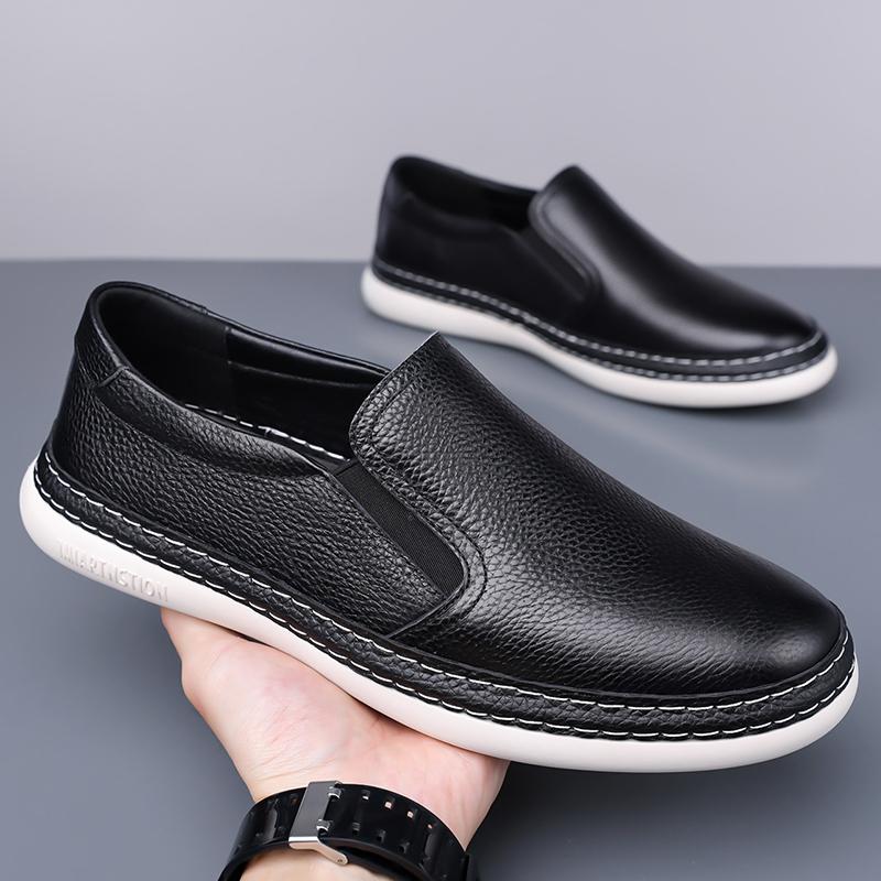Fashion Slip on Comfortable and casual men's board shoes Daily lightweight style design Outdoor Fashion Street Leisure Business Hot