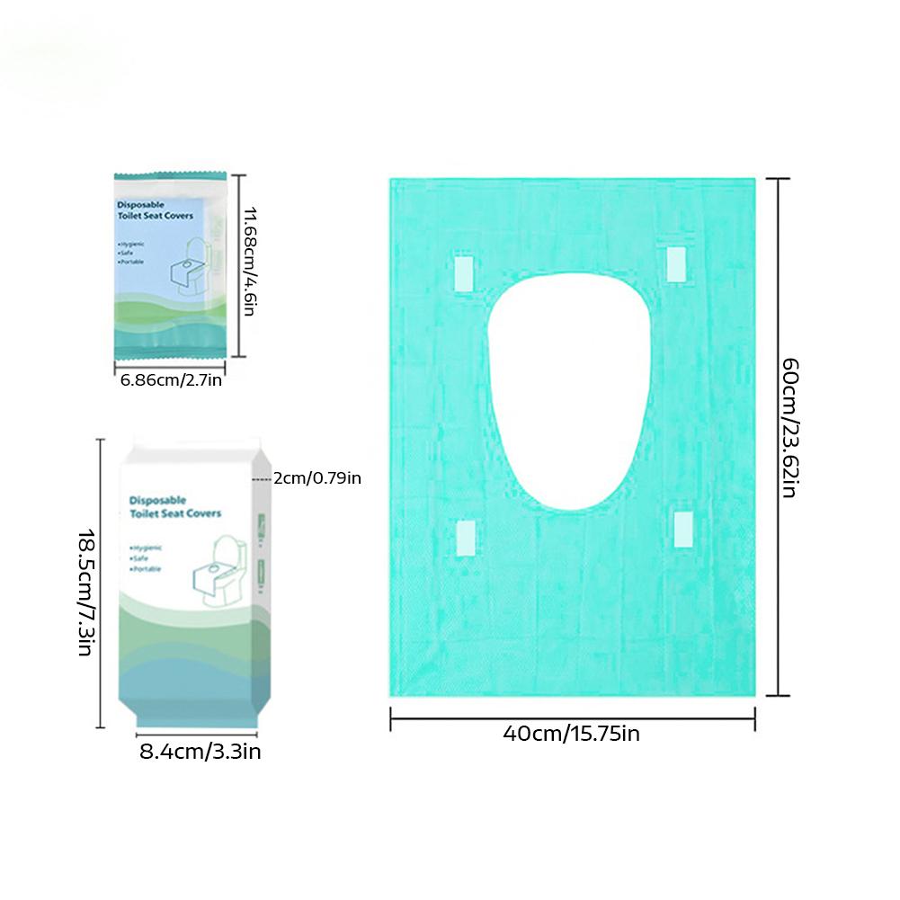 Disposable Toilet Seats Covers For Kids Adults Made Of PE And Paper For Travel