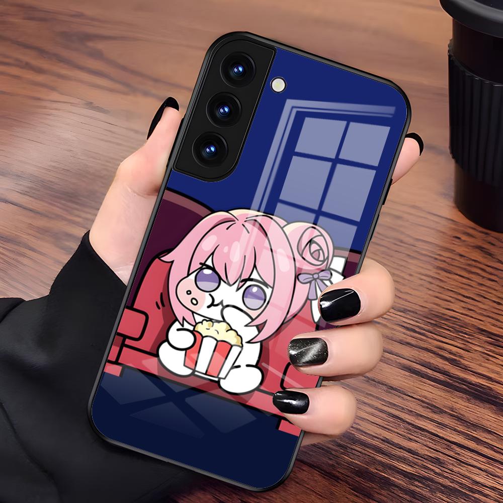 N-NIKKES Doro Phone Case For Samsung A56 A36 A26 A16 A15 A25 A35 A55 A14 A34 A24 A54 Glass Case