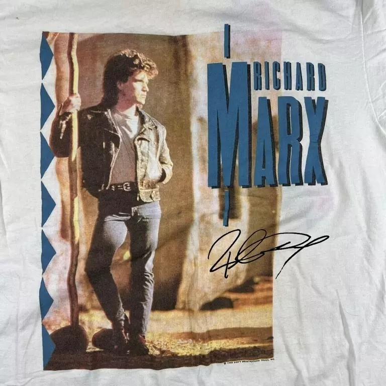 Richard Marx World Tour 2025 Shirt Unisex White Tee S-4XL Unisex T-Shirt L