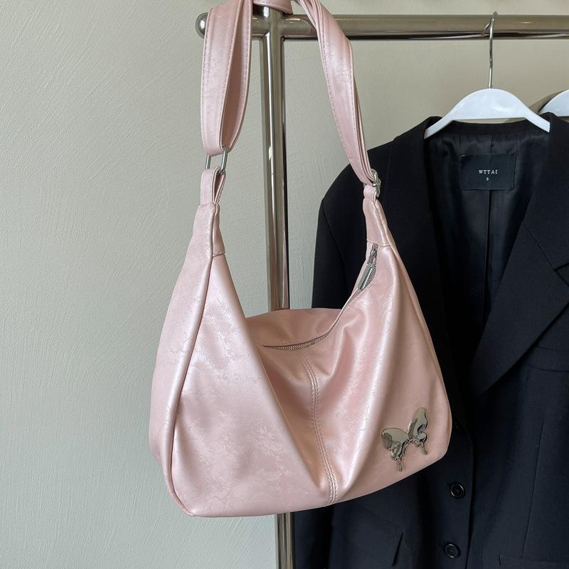 Large Capacity Bag for Women's New Summer Beautiful Simple Niche Personality Single-shoulder Crossbody Bag for Women