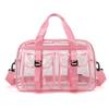 Nuova Borsa da Viaggio Trasparente alla Moda per la Spiaggia Grande Capacità Sportiva Borsa in Gelatina Borsa a Tracolla per Fitness Borsa a Spalla per Deposito Nuoto