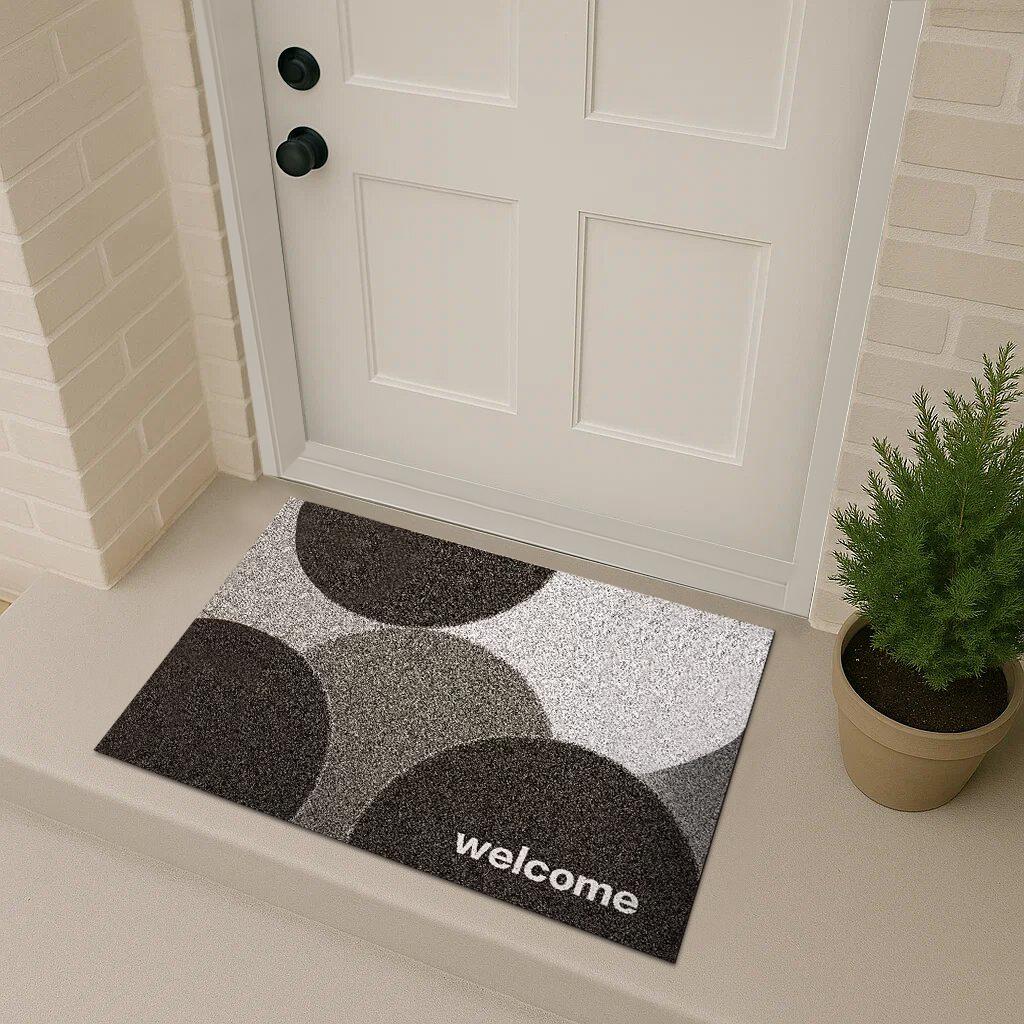 Door Mat, Dirt Trapper Doormats Non-Slip Low Profile Durable Door Mat for Outdoor, Indoor, Entrance, Patio, Front Back Door