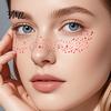 Skin Friendly Freckle Tattoos Glitter Stickers, Waterproof Temporary Face with Shimmer, Easy Photo Shoot Makeup Props Apply Remove, Party Body