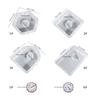 Bookend Table Clock Resin Mould Hexagonal Square Oval Rectangular Silicone Mold for Preserving Flowers Diy Wedding Gift