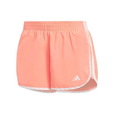 SS23 Dreistreifige Elastische Bund Sportshorts Damen Unterteile Korallenrosa HY5430