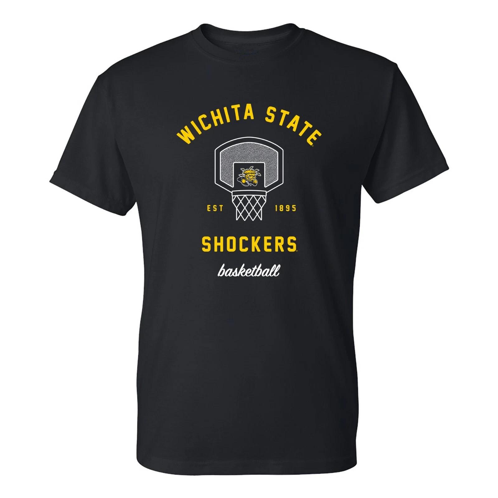 Футболка с логотипом баскетбольной команды Wichita State University Shockers - Черная S