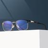 2024 Business Optical Frame: Student Anti-Blue Light Myopia Glasses with Super Elastic Rubber Temples