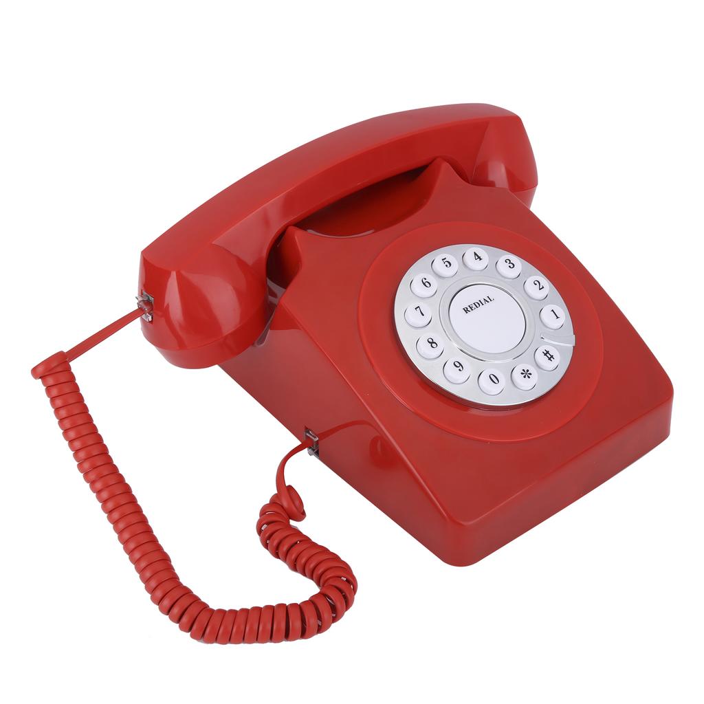 Європейський Вінтажний Багатофункціональний Телефон для дому, Дзвінки високої чіткості, Великі Чіткі Кнопки