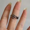 Kpop Gothic Y2K Kpop Irregular Punk Vintage Heart Star Cross Ring For Women Men Party Grunge 90s EMO Jewelry Accessories Gift