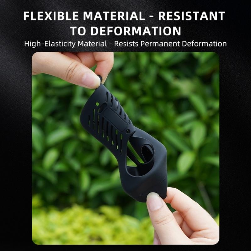 Durability Silicones Protective Cover For 360 Camera Shockproof Antislip Grip Full Body Case Enhances Drop Protections