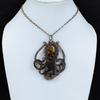 Fruit Jasper Pendant Copper Wire Wrapped Gemstone Pendant Copper Jewelry Handmade Pendant Wire Wrapped Jewelry Gift For Her Octopus Pendant