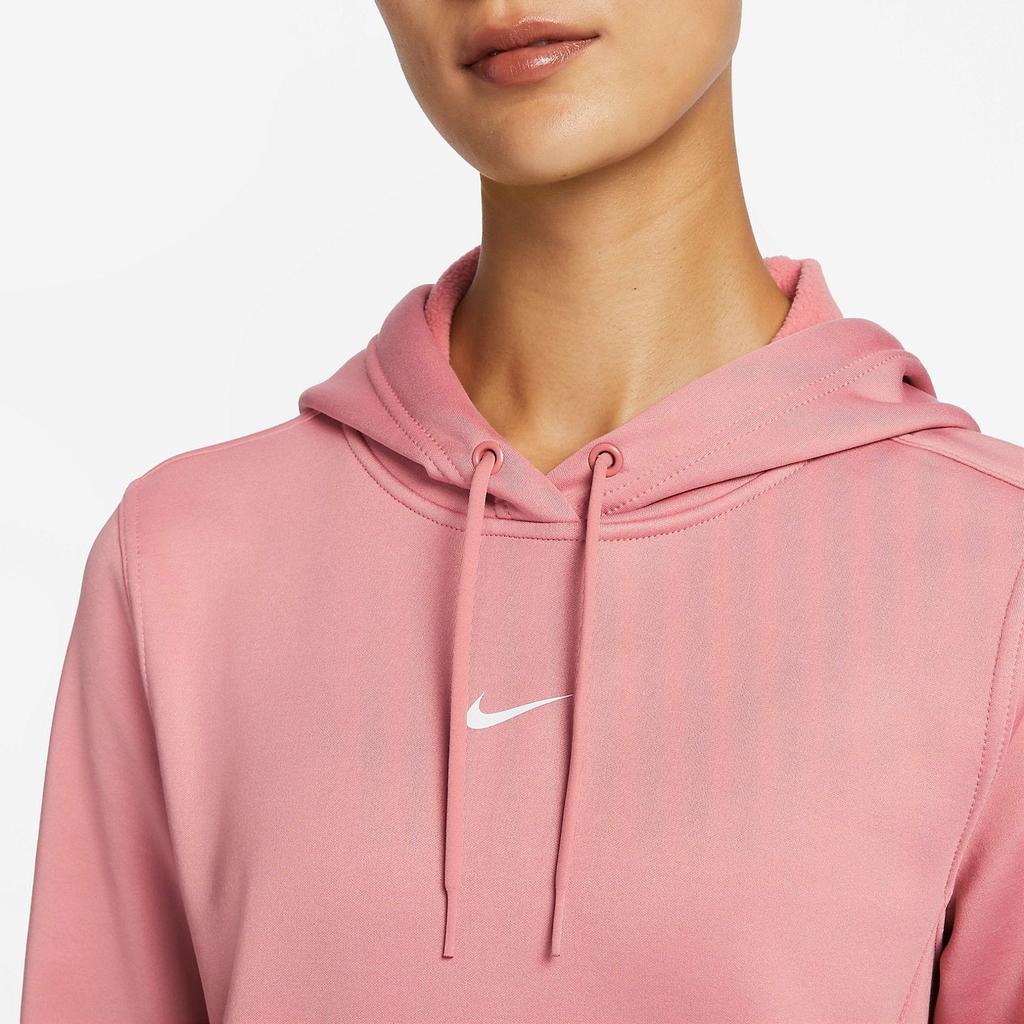 Nike Therma-Fit One Hoodie With Fleece Lining Women Tops Stardust-Red FB5211-618