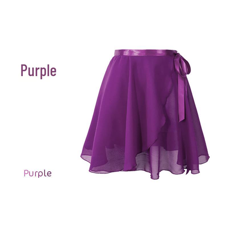 Got Now Chiffon oefenrok voor ballet voor dames - korte, eendelige, halflange gymnastiekrok S