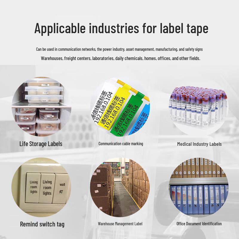 Compatible Label Tape for Epson Kingjim Printers