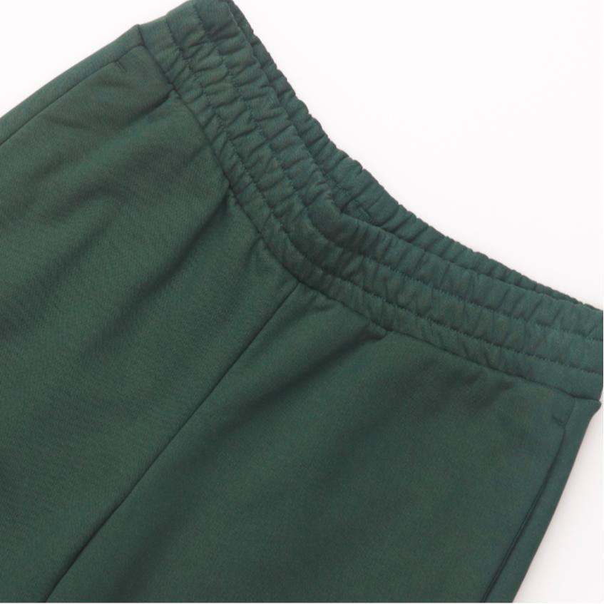 adidas Originals Plain High Waist Drawstring Sport Pants Women Bottoms Mineral-Green HM1802