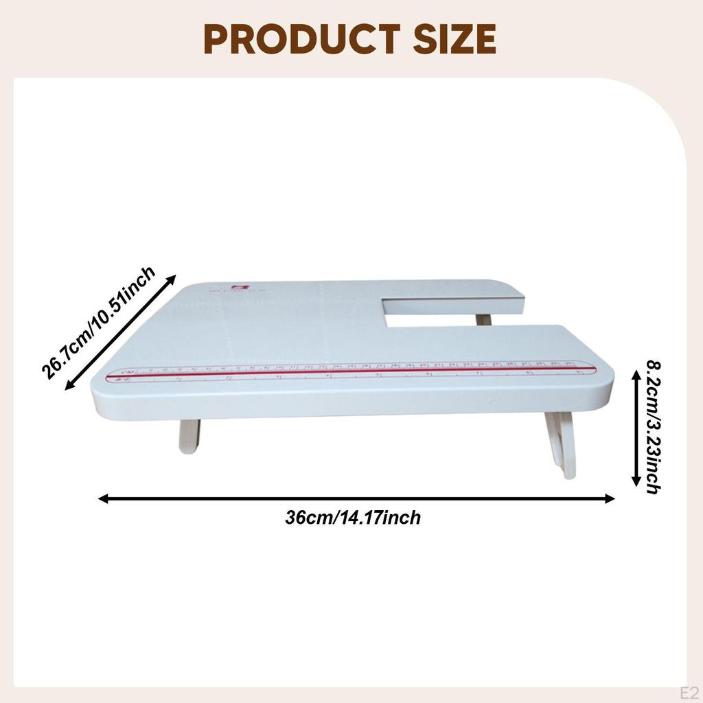 Sewing Machine Extension Table Spare Part Foldable Leg Easy To Install for 1408 1409 Home Electric