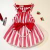 UFBemo Puppy Vertical Striped Skirt Summer Pet Dog Skirt Princess Dog Wedding Dress Cat Skirt Shih Tzu Dog Clothe