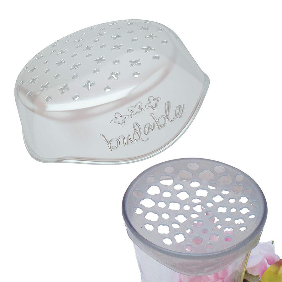 Transparent Spiral Stem Stand Flower Arranger, Bonsai Storage Holder, Clear Acrylic Material, Stable & Elegant