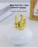 Nordic Ceramic Jewelry Box - Creative Girly Desktop Souvenir & Decorative Ornament