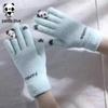 Korean Style Winter Touchscreen Knitted Gloves - Cute, Warm, Cold-Proof for Female Students & Cycling