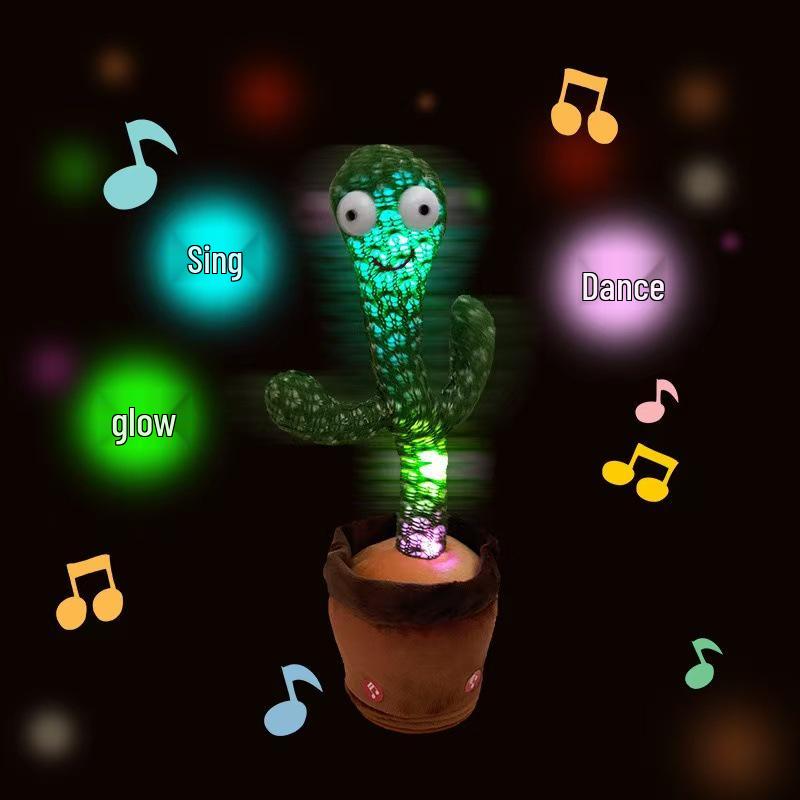 USB Charging Dancing & Singing Cactus Toy