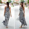 Maxi Summer Beach Dress, Airy Pareo, Stripes, Slimming XL MAXI SUMMER BEACH DRESS, Airy Pareo, Stripes, Slimming XL