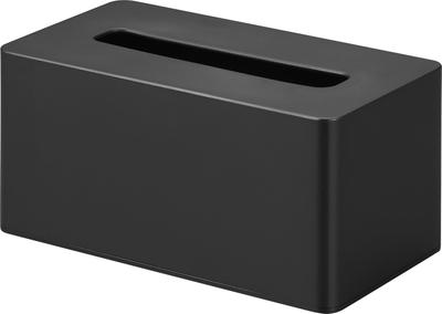 Yamazaki Cleansing Towel X X Tower Tissue Storage 1449 Case, Black, W21.4 D11.6 H9.9cm, Case, Case,