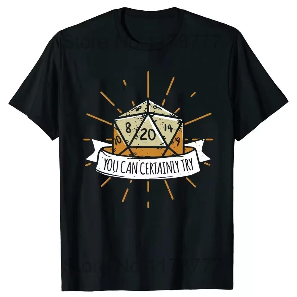 2026 Adhdd Roll For Concentration Funny Gamer Dungeons Dm Rpg Dice Dragon T Shirts Summer Casual Vintage Tshirt Unisex Unisex