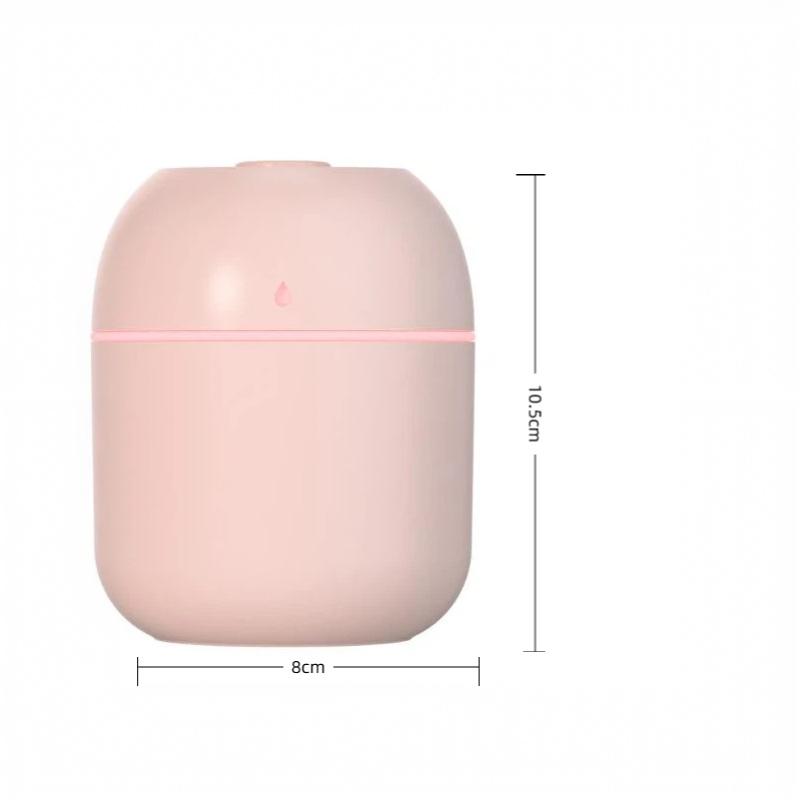 Portable Usb Ultrasonic Air Mini Humidifier Essential Oil Diffuser Car Purifier Aroma Anion Mist Maker With Led Lamp Lighting