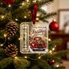 Christmas Tree Money Holder Retro Cash Pendant Decoration Transparent Acrylic Creative for Gifts Holiday Hanging Ornament with Card Slot Festive