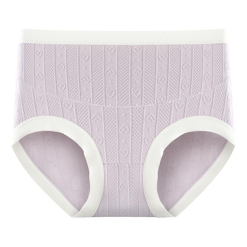 

Women Spring and Autumn Cotton Anti Bacterial Pregnant Women High Waist Briefs XL фіолетовий