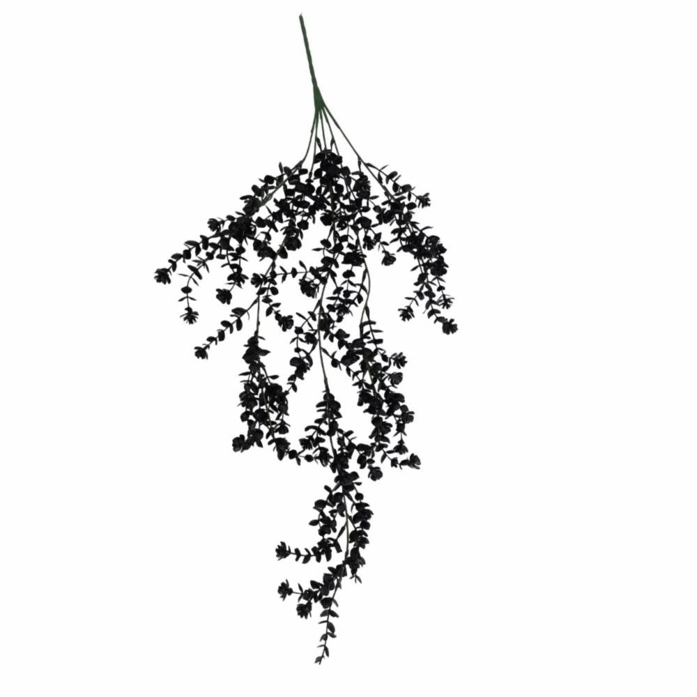 Black Hanging Plants UV Resistant Fake Plants New Artificial Vines Plants Halloween Decoration чёрный