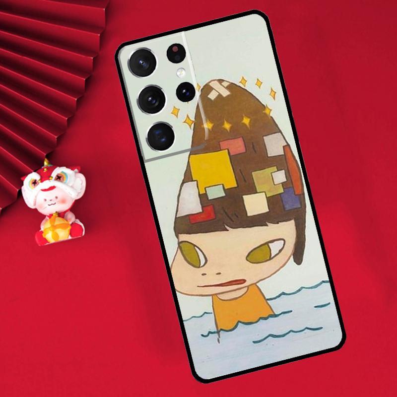 Yoshitomo Nara Case For Samsung Galaxy S25 S26 Ultra S21 S22 S20 S23 S24 Ultra Plus S10 S25 FE Cover Funda