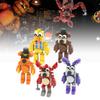 At Five Nights Freddys 5pcs Assembling Building Blocks Toys Tabletop Decoration