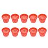 10PCS Planting Basket Plant Cultivation Basket Plastic Hydroponic Planting Mesh Cup for Garden