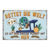 PutuoDecor7.9x11.8GermanSign  1pc 7.9x11.8In German Vintage Tin Sign - Pub/Club/Home Decor, Wall Art & Friend Gift