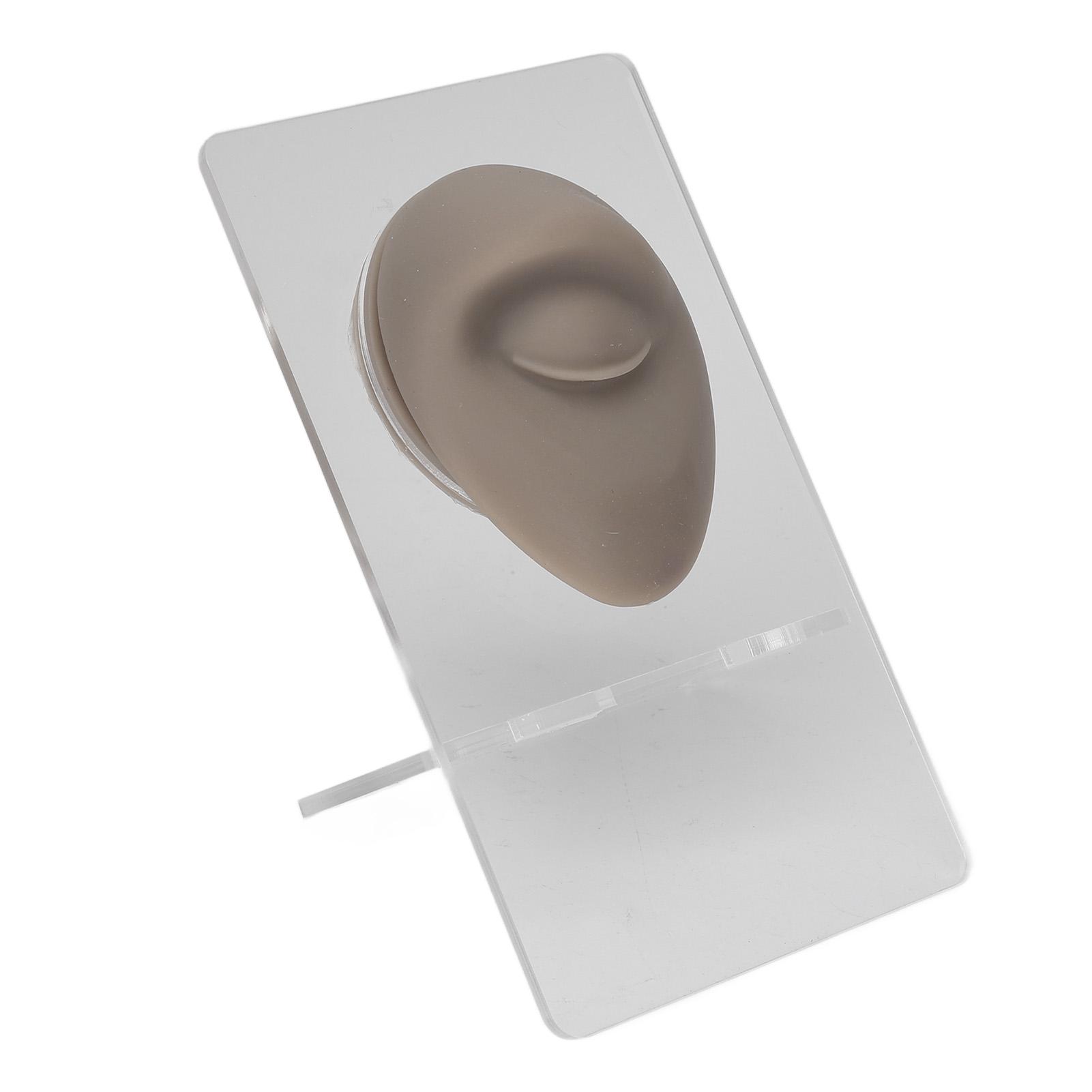 

Силиконовая модель бровей для глаз 3D имитация пирсинга модель глаза с подставкой для демонстрации ювелирных изделий