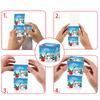 12pcs New Christmas Candy Box Merry Christmas Gift Packing Box Kraft Paper Candy Cookies Snack Boxes for Xmas New Year Party