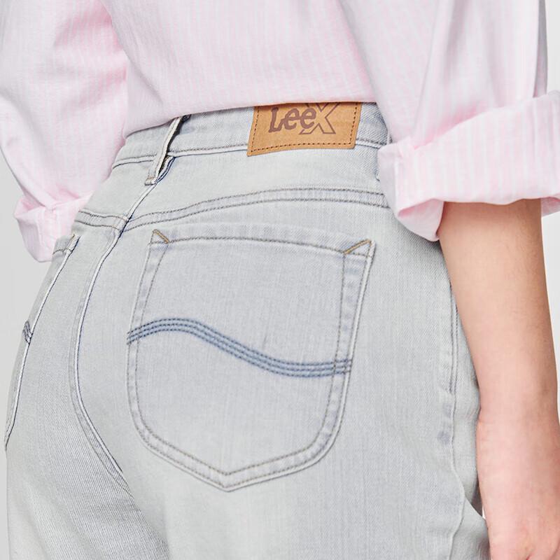 Lee Women's Loose Straight Light Blue Jeans