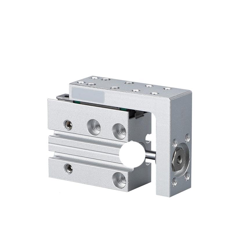 MXH6 MXH10 MXH16 MXH20 Rail Cylinder  Precision Pneumatic Air Linear Side Rail Guide Rod Cylinder