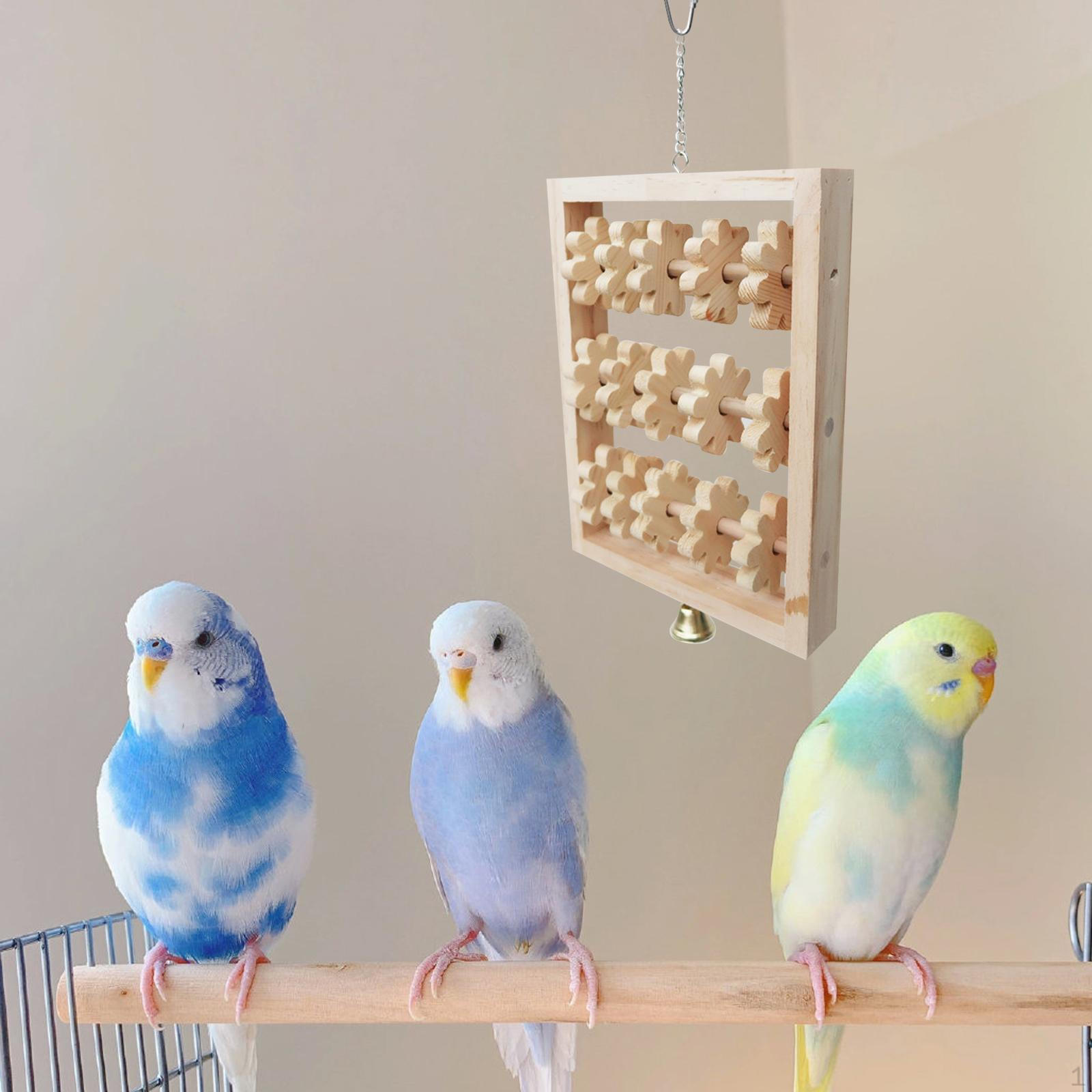 

Качели из птичьего жердочка для попугаев - Игровой зал из натурального дерева wooden