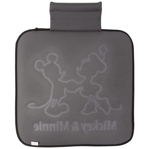 BONFORM Seat Cushion Disney/Mickey & Minnie MM Press Light/Normal Car Single Press with Stopper Velor Black 45x45x2cm Black 5342-02BK