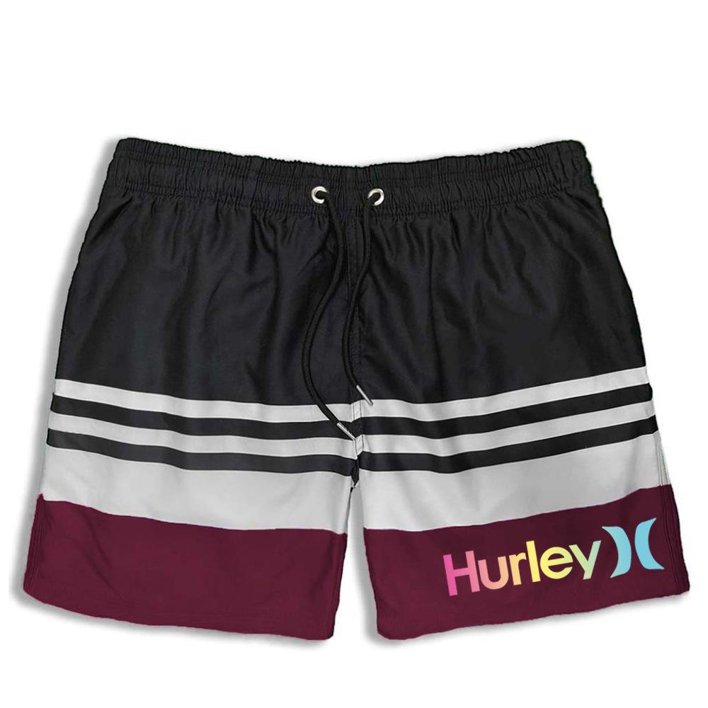 Schnelltrocknende Strandhose für Herren mit Kokosnussbaum-Print – Lockere Passform, große Größe, Stil 2023