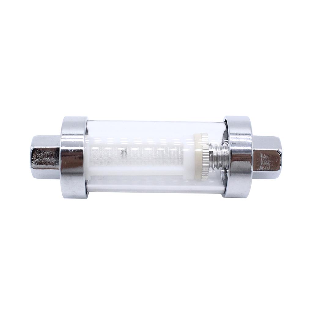 3Celsius8   1Celsius4   5Celsius16   Raccordi   Gas Vetro Filtro Carburante Inline Riutilizzabile con 6 Tubi Kit Filtro Carburante