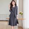 Professional Women's Clothing, Autumn and Winter Suit, Dress Set, Casual Temperament, Long-sleeved Corporate Dress, Two-piece Set, Commuting